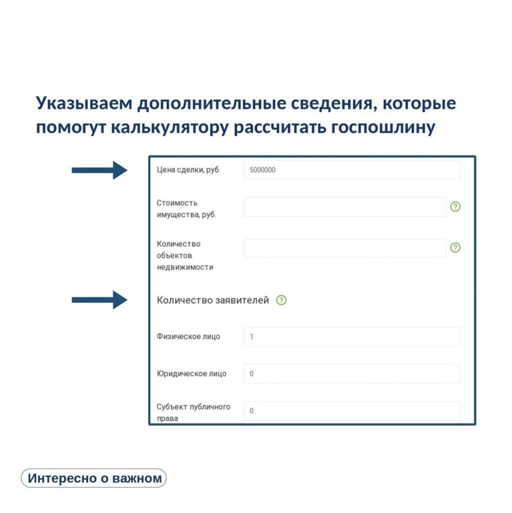 Как рассчитать размер государственной пошлины за различные услуги