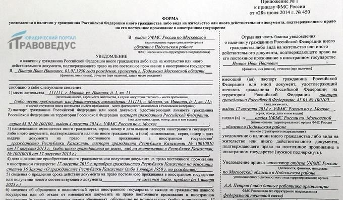 Как уведомить Министерство внутренних дел о наличии второго гражданства, чтобы избежать санкций
