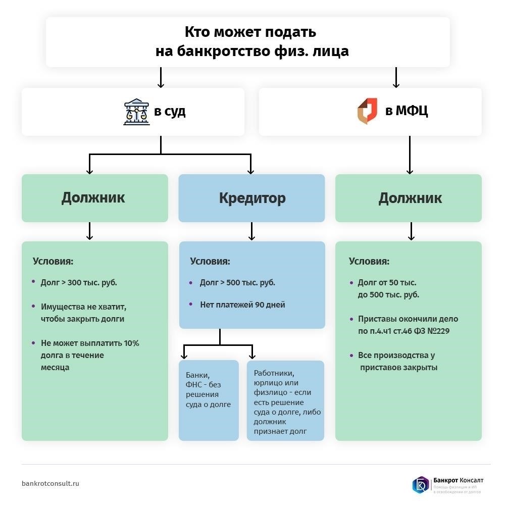 Кому следует избегать подачи заявления о банкротстве?