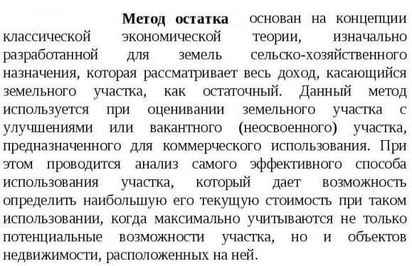Методы расчета для определения необходимой площади участка для использования имущества