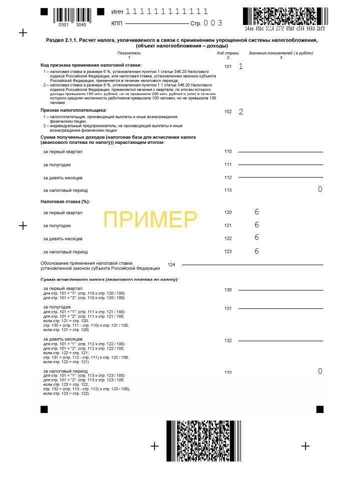 Процесс подачи нулевой декларации